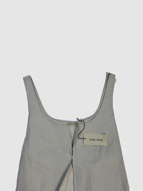 Miu Miu S/S 1999 Top with round neckline + strap - New with tag