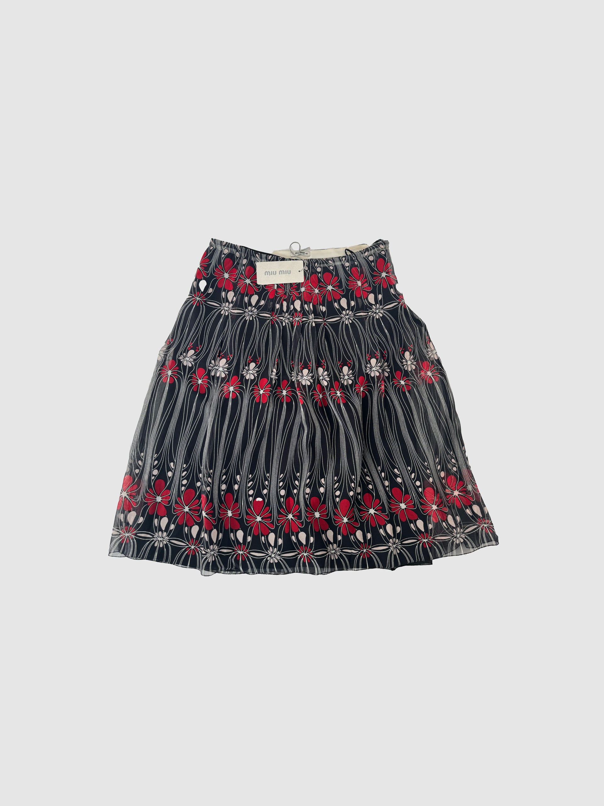 Miu Miu F/W 2001 silk skirt - New with tag