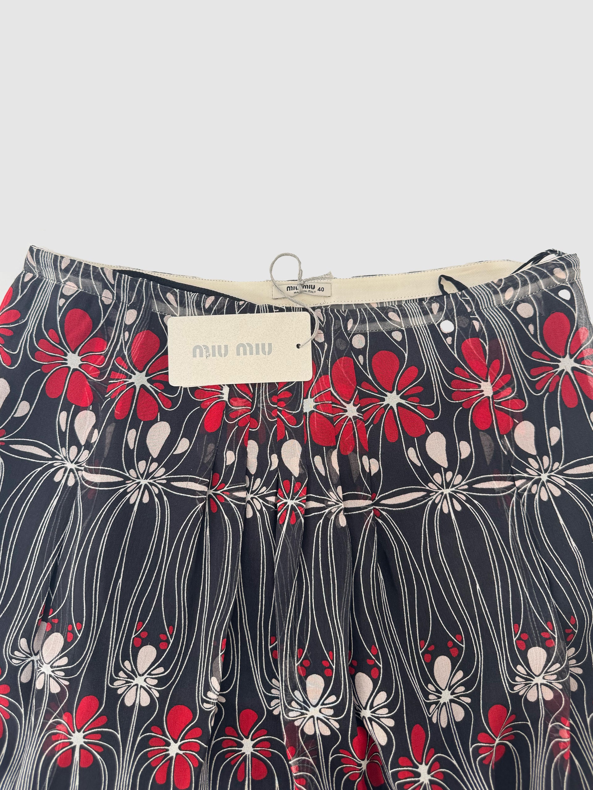 Miu Miu F/W 2001 silk skirt - New with tag